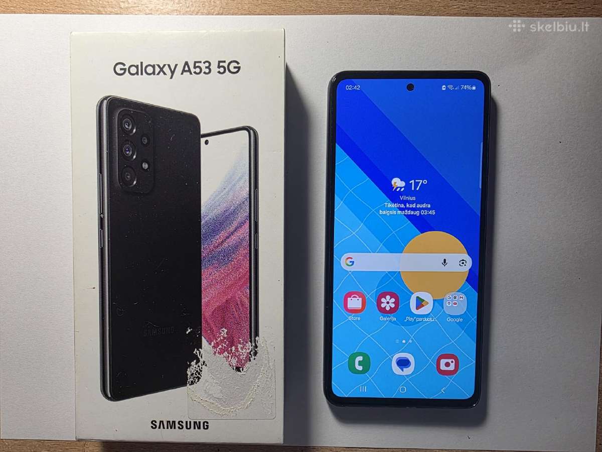 Samsung Galaxy A53 5G idealus rekomenduoju