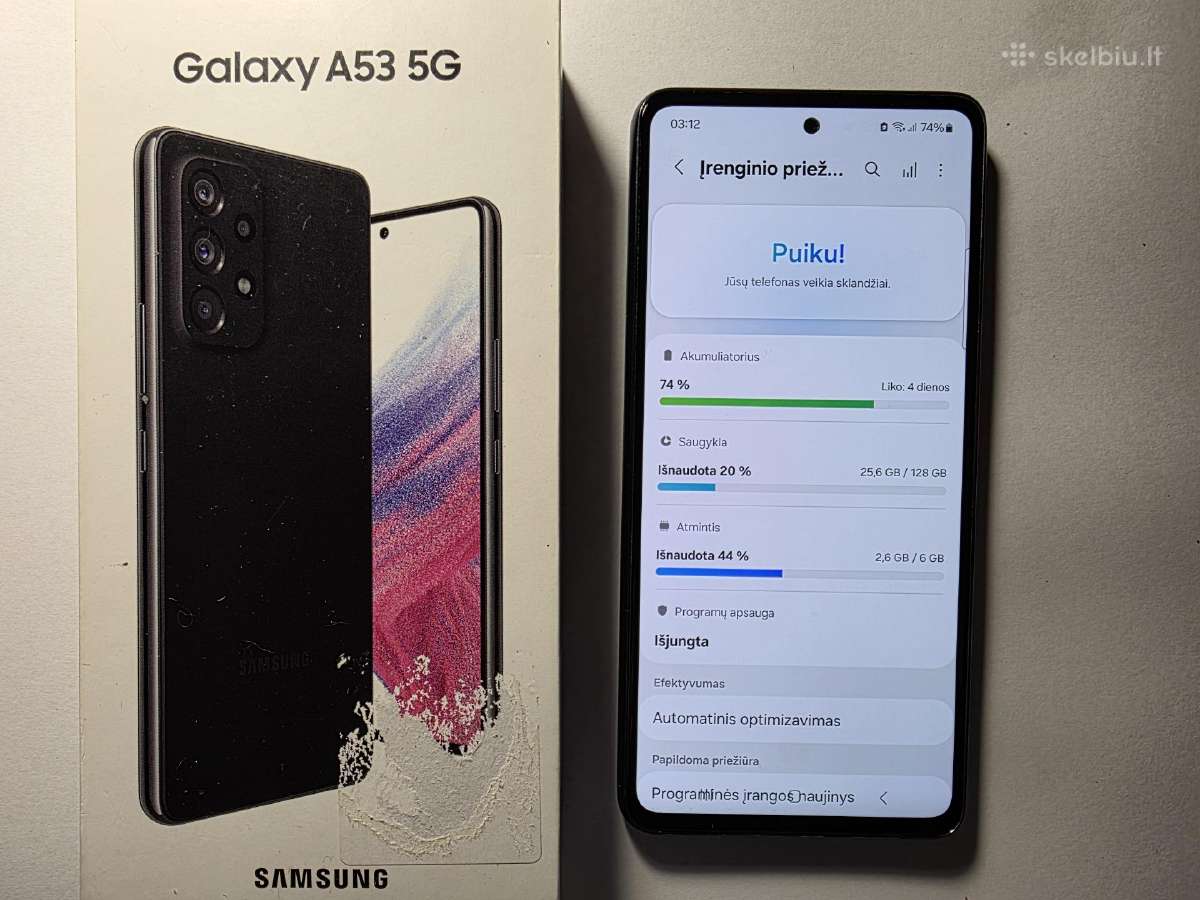 Samsung Galaxy A53 5G idealus rekomenduoju - nuotraukos Nr. 4