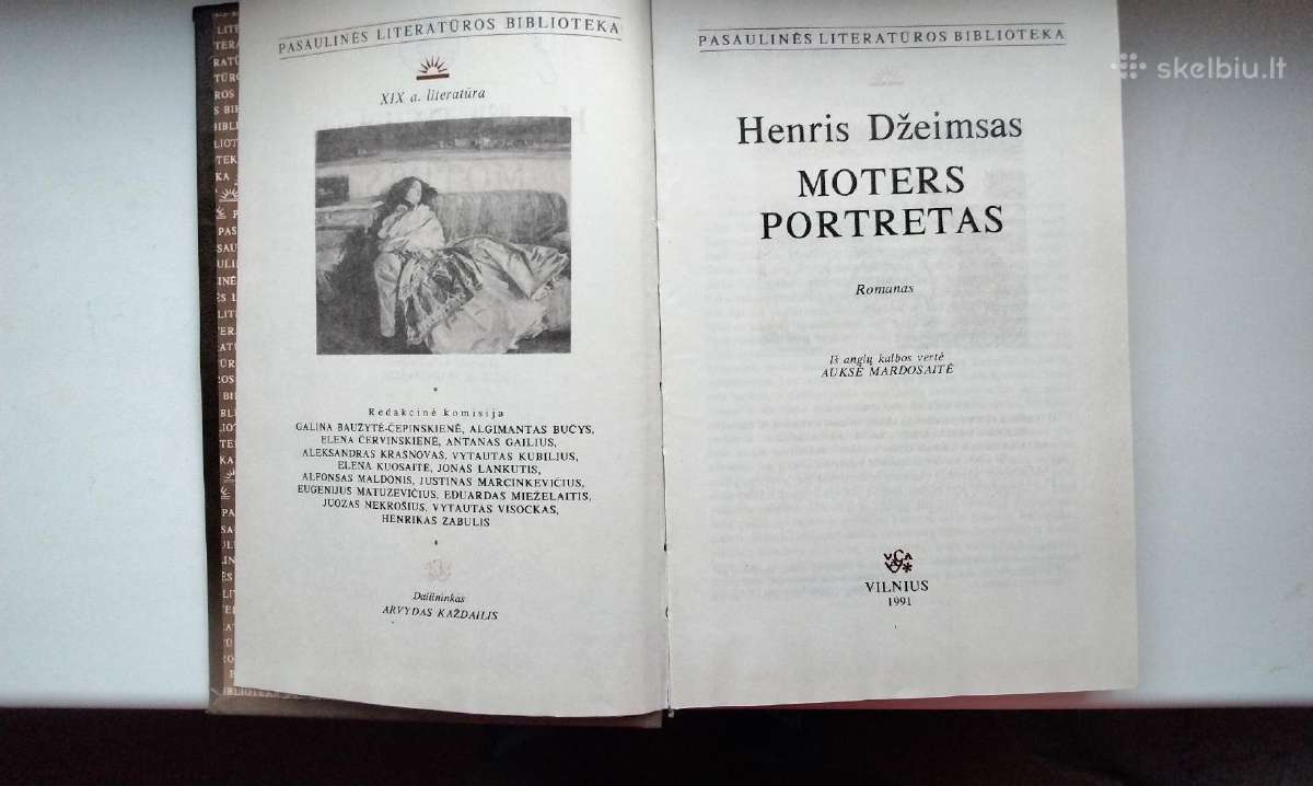 H. Džeimsas. Moters portretas. 1991 m.leid.