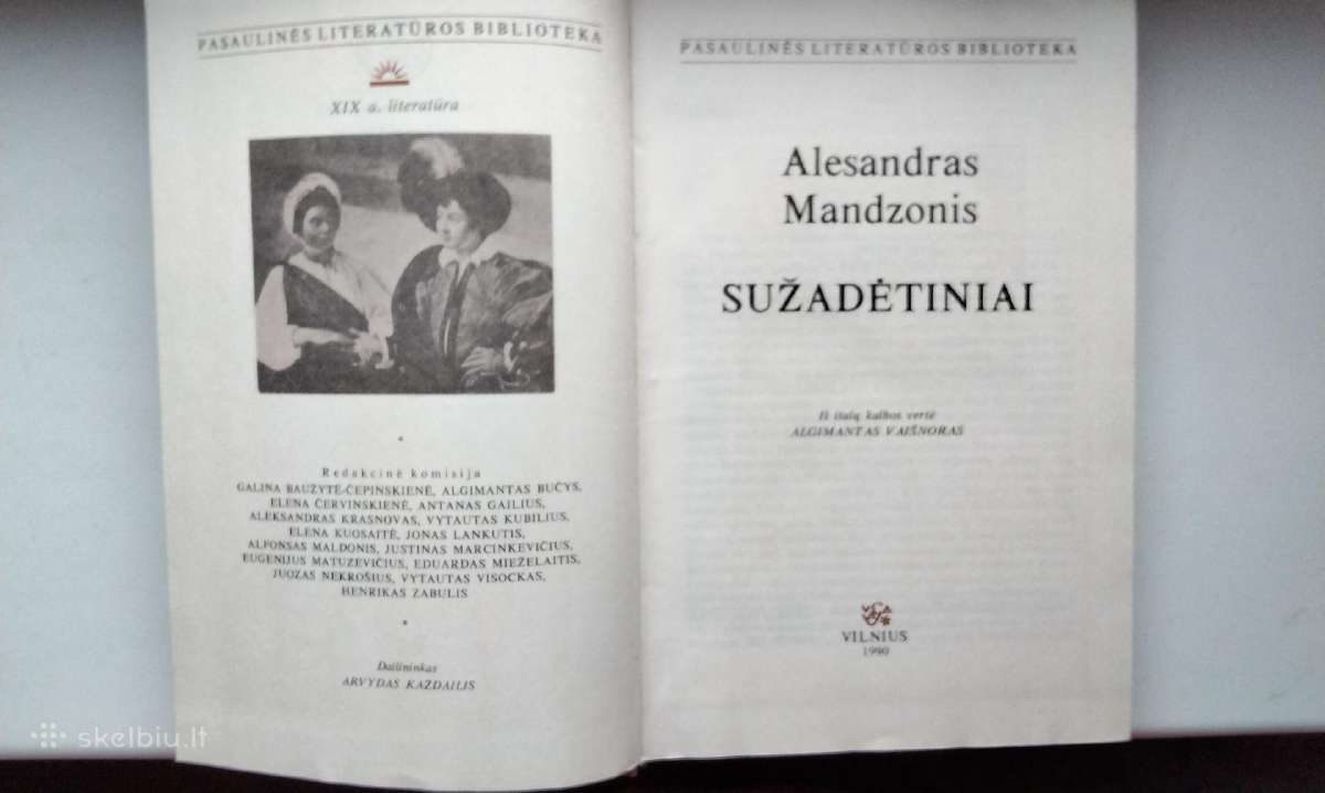 A. Mandzonis. Sužadėtiniai. 1990 m. leid.