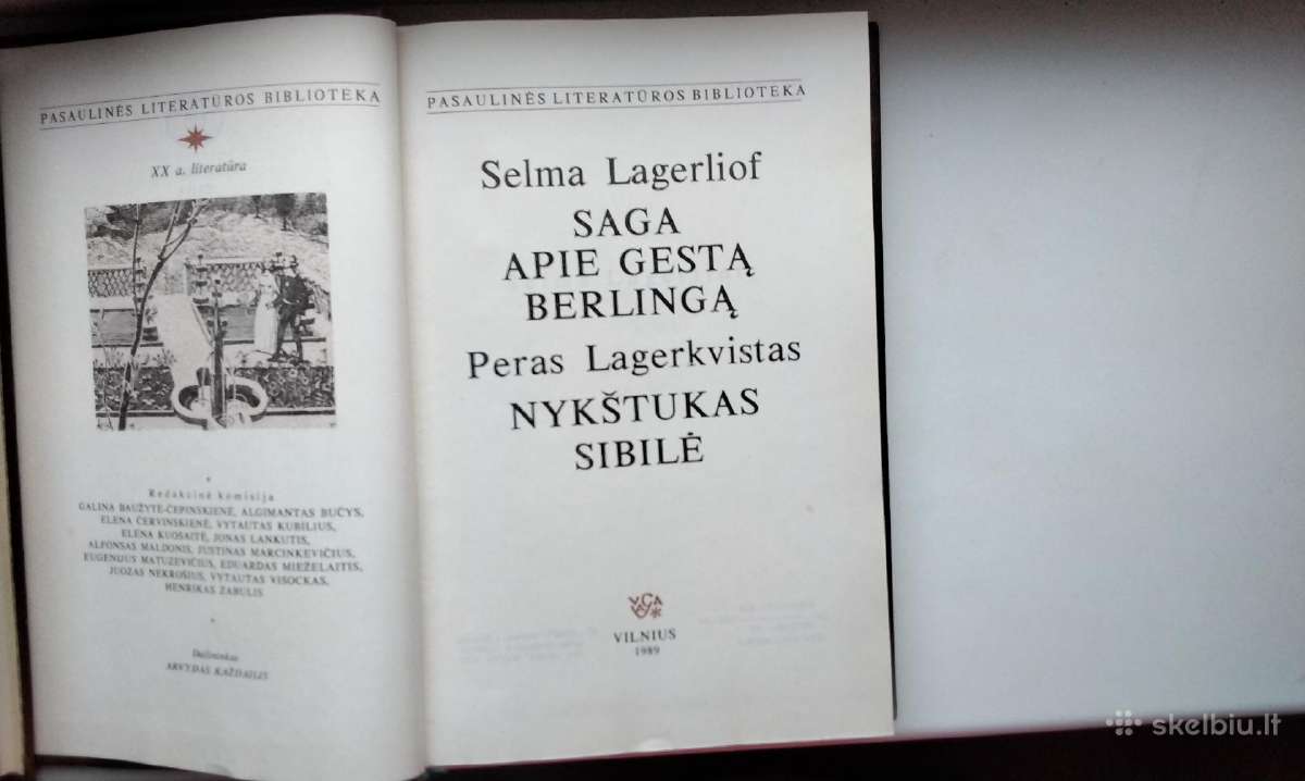 Saga apie Gestą Berlingą. Nykštukas. Sibilė. 1989