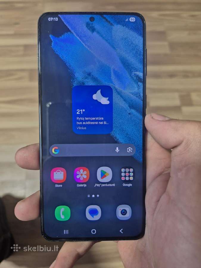 Samsung s21+ 5G 8/128gb veikia gerai