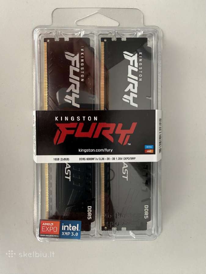 Kingston Fury Ddr5 2x8 16gb 6000mhz
