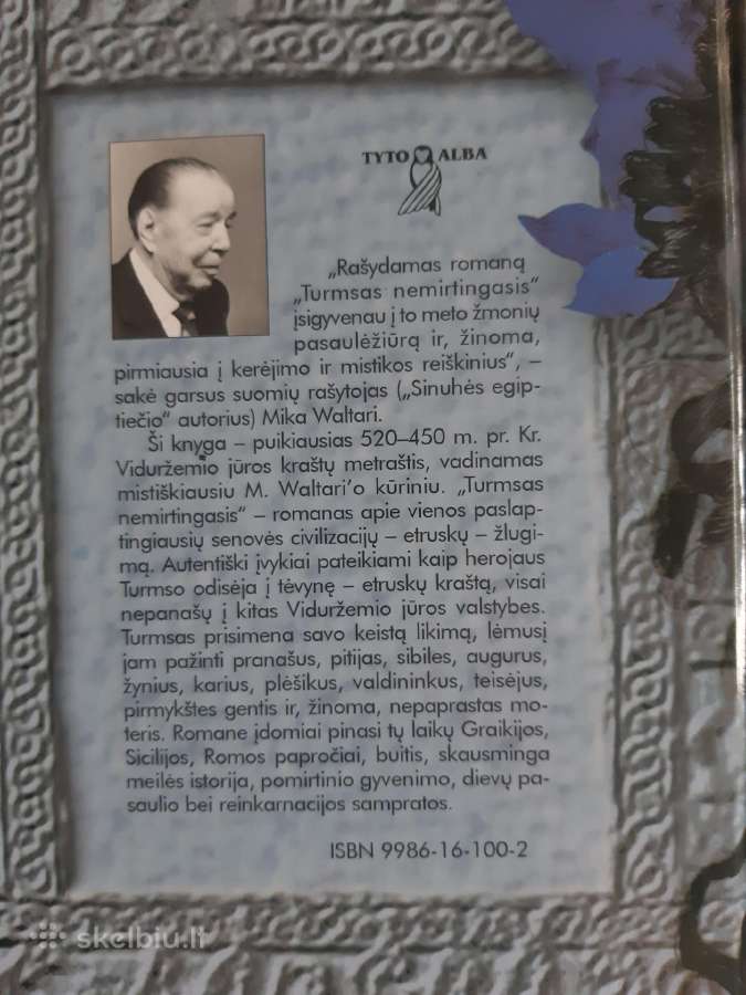 Knyga "Turmsas nemirtingasis" - nuotraukos Nr. 2
