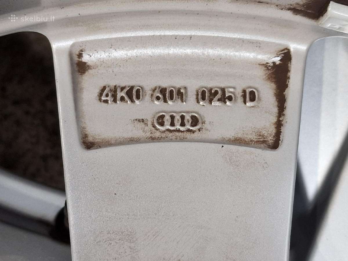R18 originalus Audi A6 C8 lieti ratlankiai - nuotraukos Nr. 7