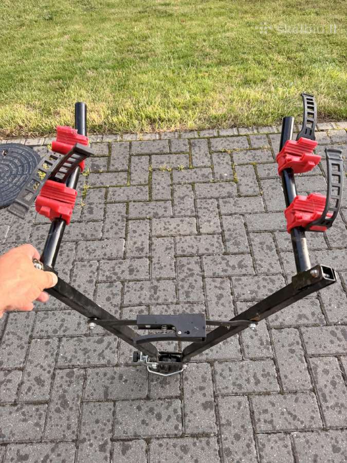 Laikiklis 2iems dviračiams ant kablio vežtis