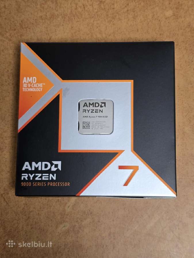 Amd Ryzen 7 9800x3d 100-100001084wof Box