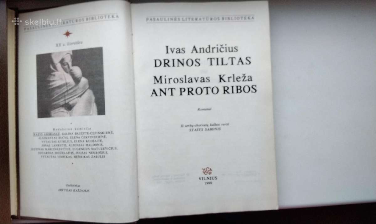 Drinos tiltas. Ant proto ribos. 1988 m.