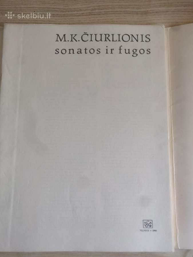 M. K. Čiurlionis"sonatos ir fugos" reprodukcijos - nuotraukos Nr. 3