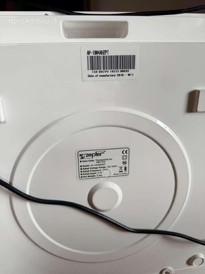 Zepter Therapy Air Ion filtras - nuotraukos Nr. 4