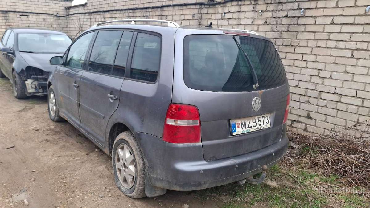 VW touran Ardomi dalimis - nuotraukos Nr. 8