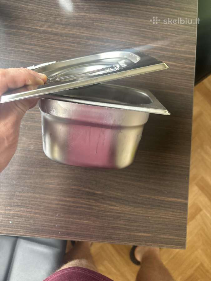Gn 1/6-100 nerūdijančio plieno gastronominis indas - nuotraukos Nr. 2