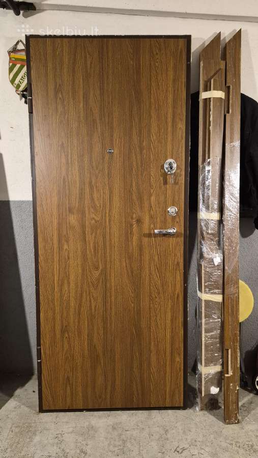Šarvo durys, kaip naujos, spynos tandemas!