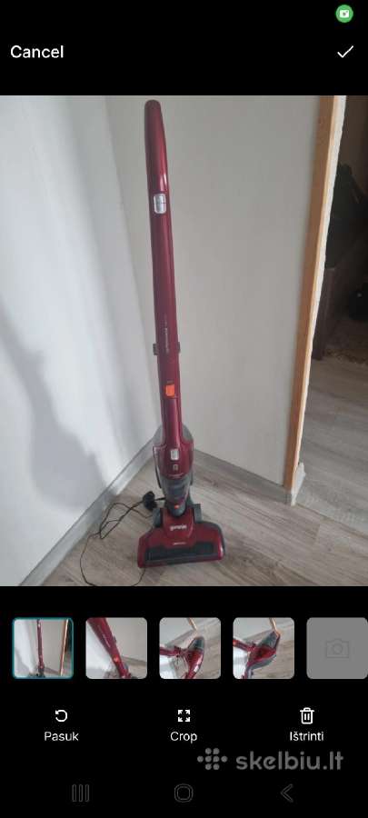 Siurblys šluota Gorenje Svc216fr, 2000