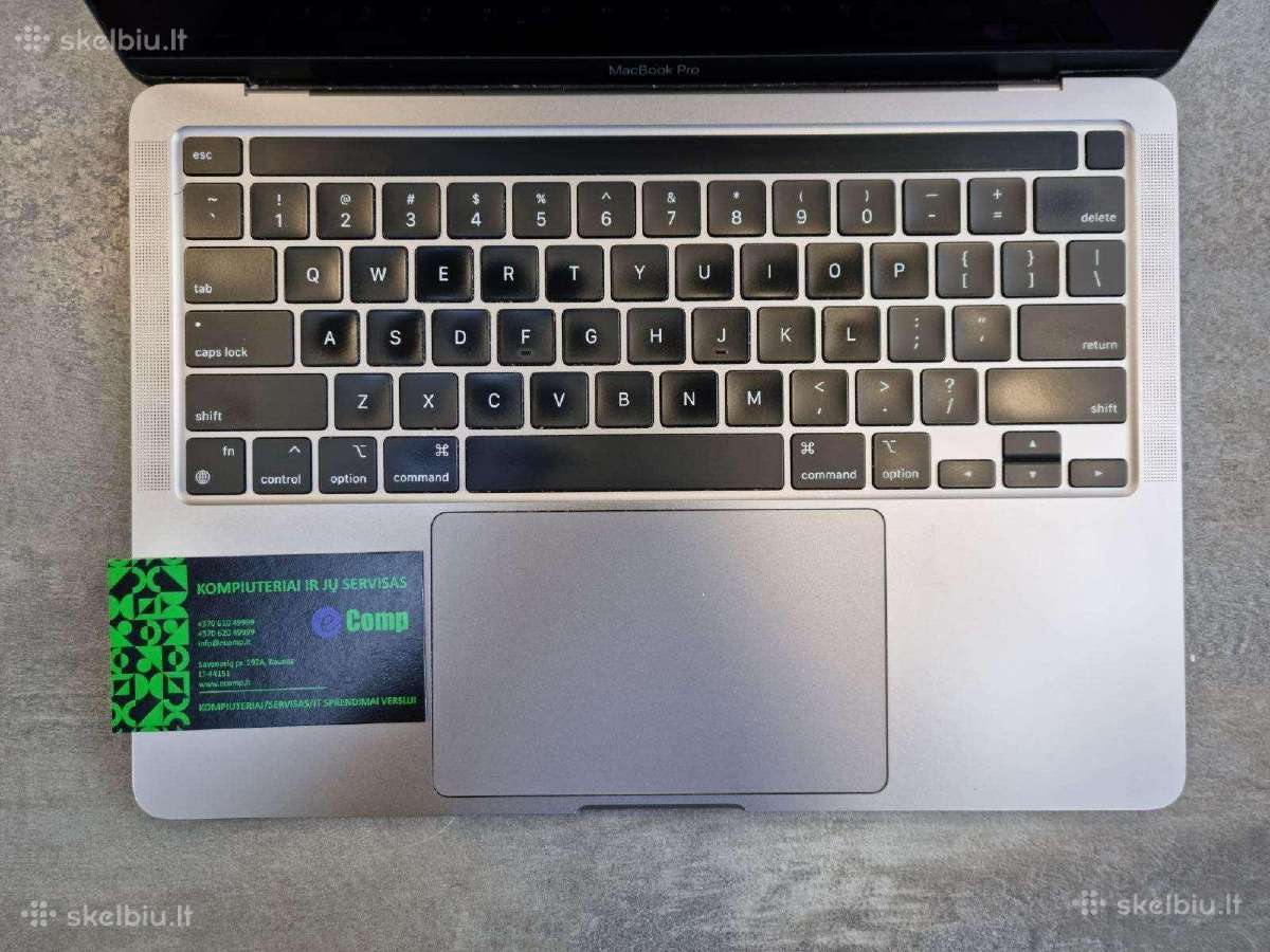 Apple MacBook Pro(2020) M1/8/512/13retina/OS - nuotraukos Nr. 2