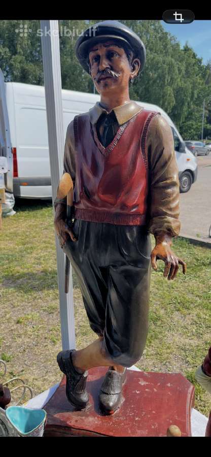 Golfo žaidėjo statula