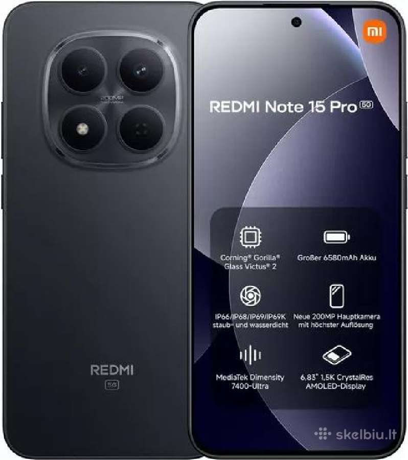 Pirkčiau Redmi Note 15 Pro 5G
