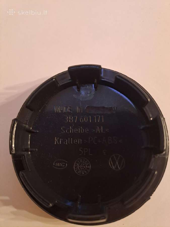 Volkswagen ratų dangteliai 65mm, 4 vnt. - nuotraukos Nr. 3