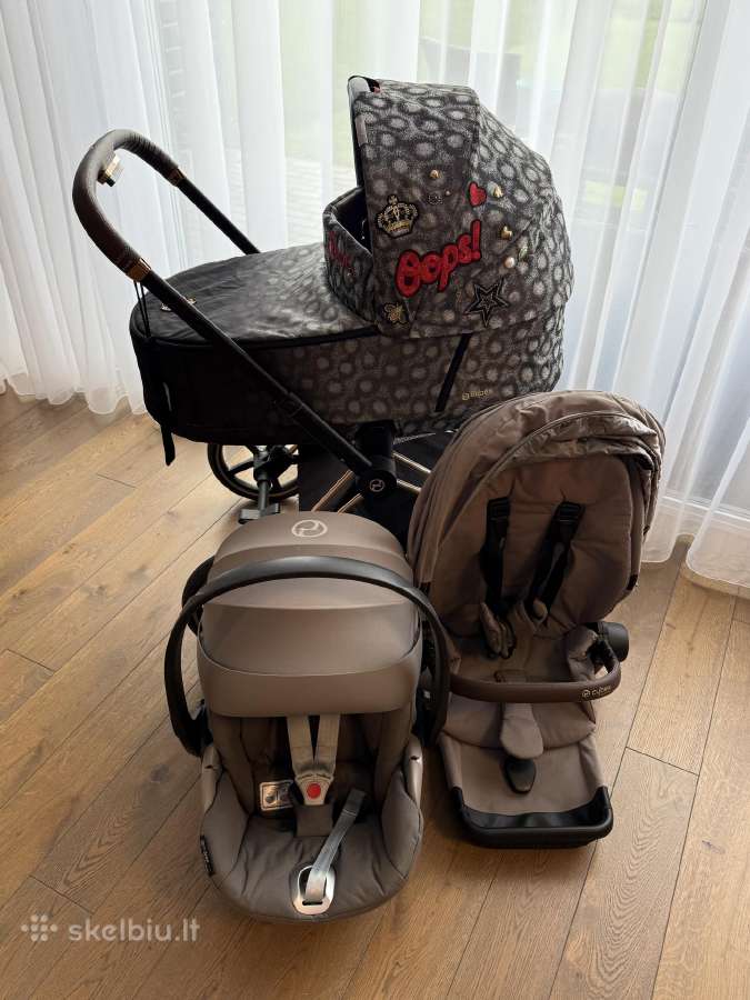 Cybex Priam Platinum Rose Gold Fe Rebellious 3in1