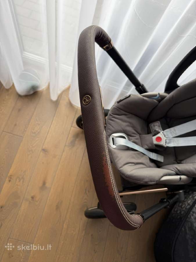 Cybex Priam Platinum Rose Gold Fe Rebellious 3in1 - nuotraukos Nr. 6