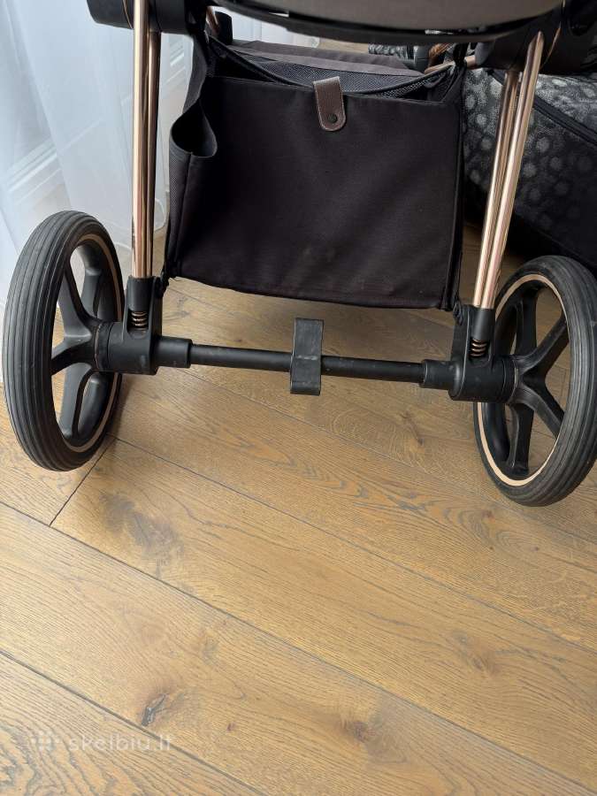Cybex Priam Platinum Rose Gold Fe Rebellious 3in1 - nuotraukos Nr. 8