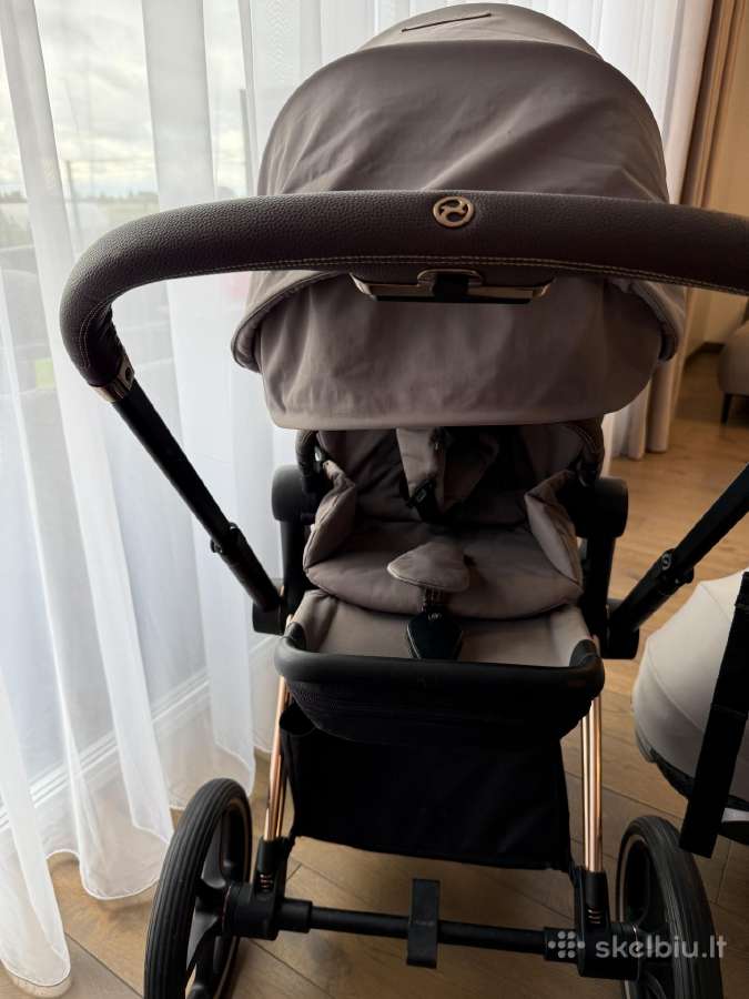 Cybex Priam Platinum Rose Gold Fe Rebellious 3in1 - nuotraukos Nr. 11