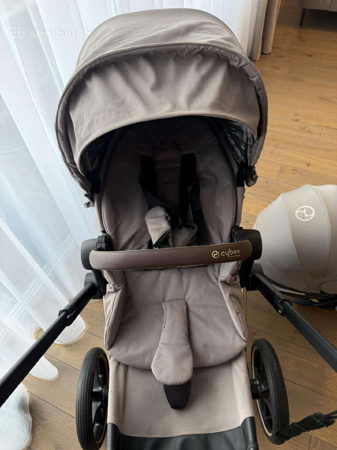 Cybex Priam Platinum Rose Gold Fe Rebellious 3in1 - nuotraukos Nr. 14