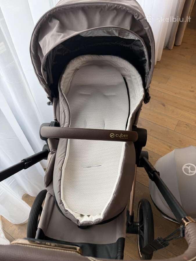Cybex Priam Platinum Rose Gold Fe Rebellious 3in1 - nuotraukos Nr. 15