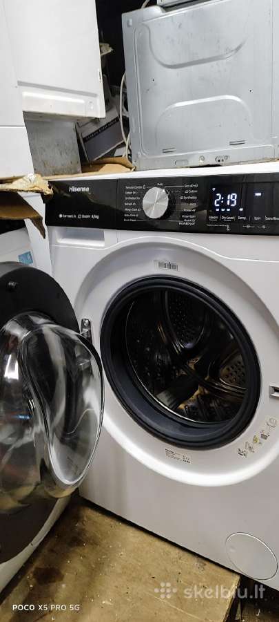 Hisense Wd3s8043bw3 8/5kg su džiovykle 51cm Gylis - nuotraukos Nr. 4