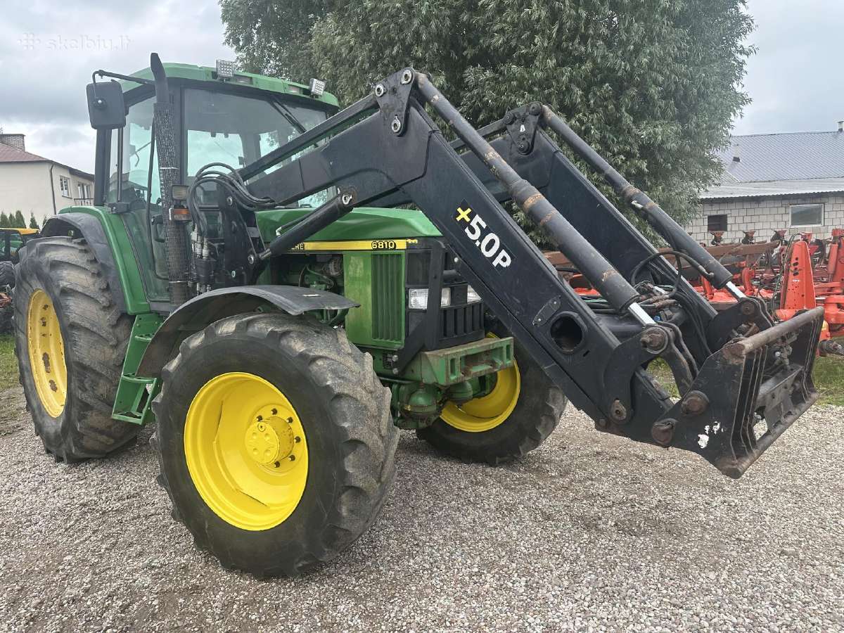 Traktorius john deere 6810 su krautuvu - nuotraukos Nr. 5