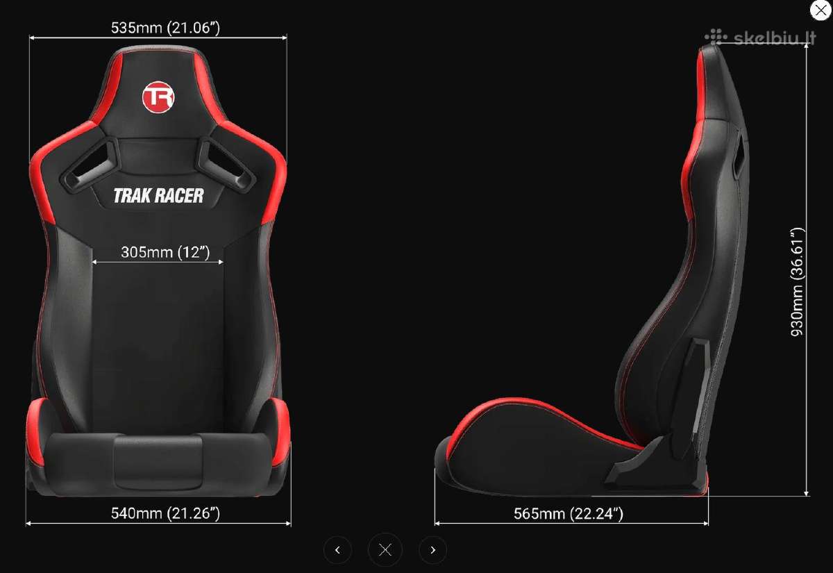 Sim Racing sėdynė Trak Racer