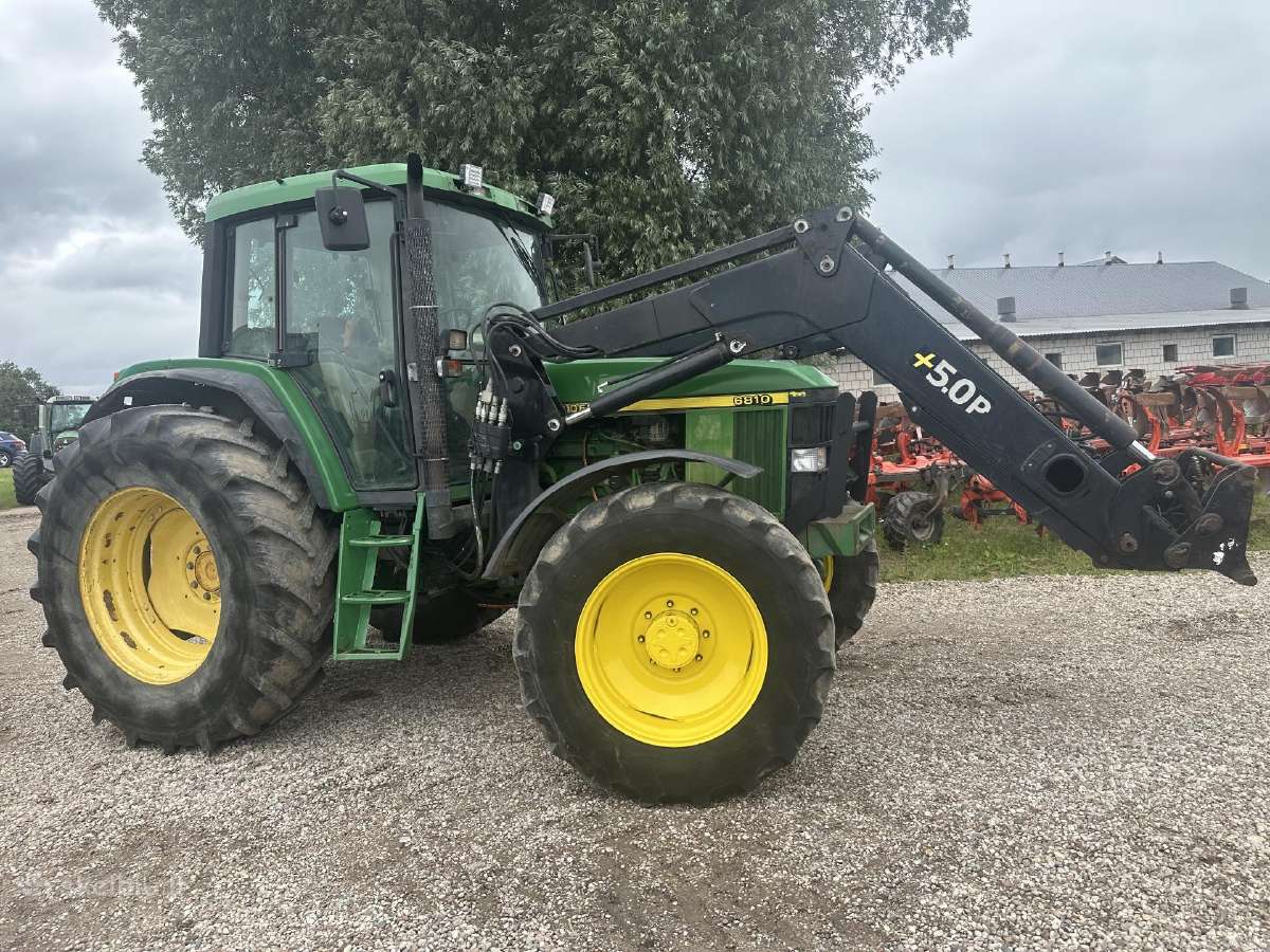 Traktorius john deere 6810 su krautuvu - nuotraukos Nr. 6