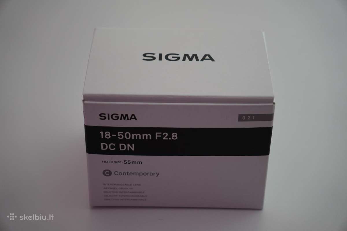 Sigma Contemporary 18-50mm F/2.8 Dc Dn Fujifilm X