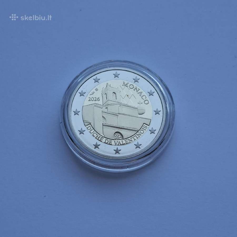 Monako 2026m. Proginė 2eur. moneta. - nuotraukos Nr. 2