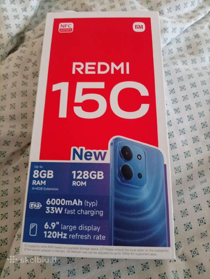 Parduodu telefona redmi 15c