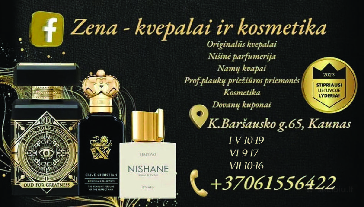 Kvepalai Ir Kosmetika Zena