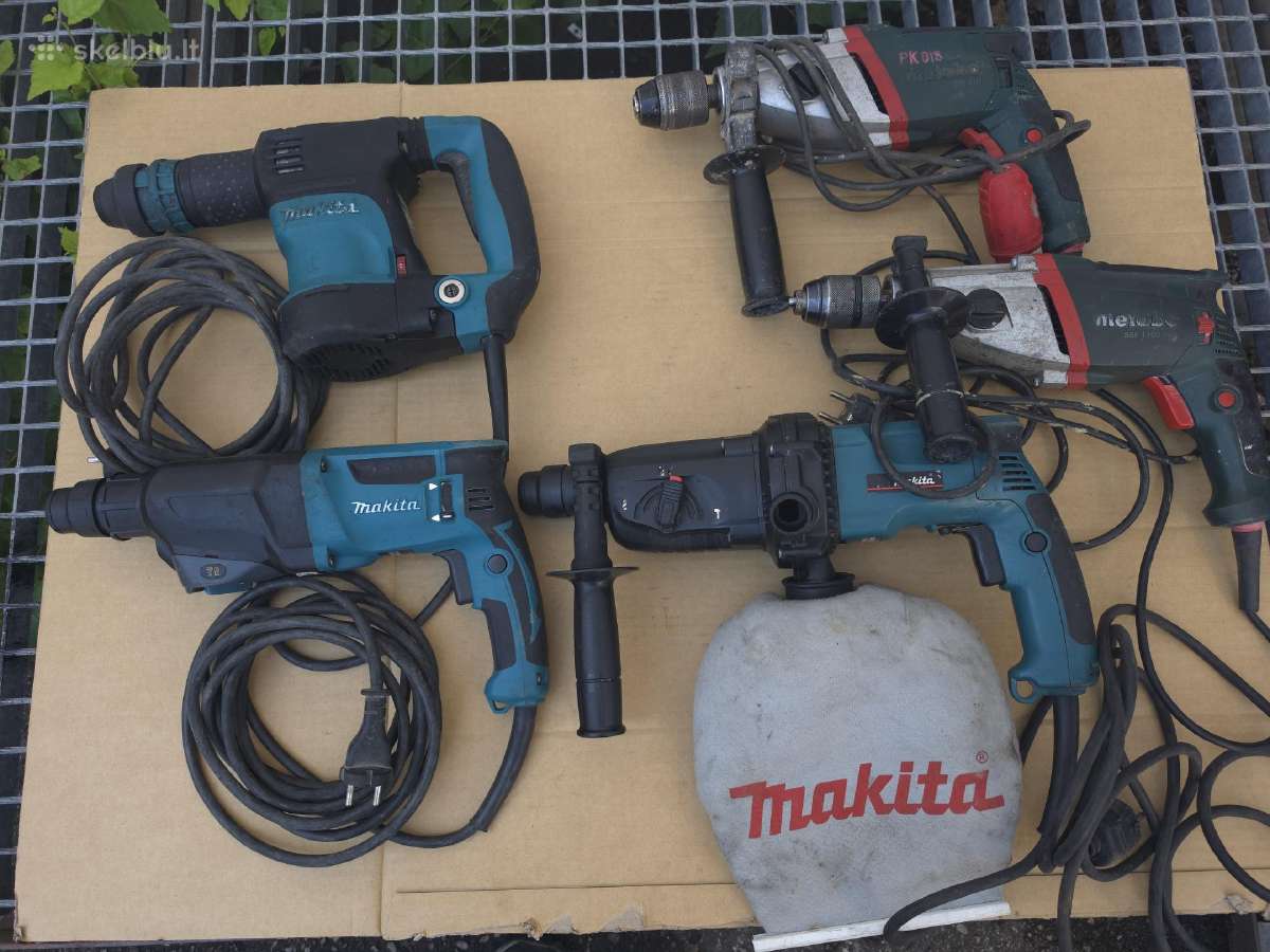 Makita perforatoriai, Metabo grežtuvai