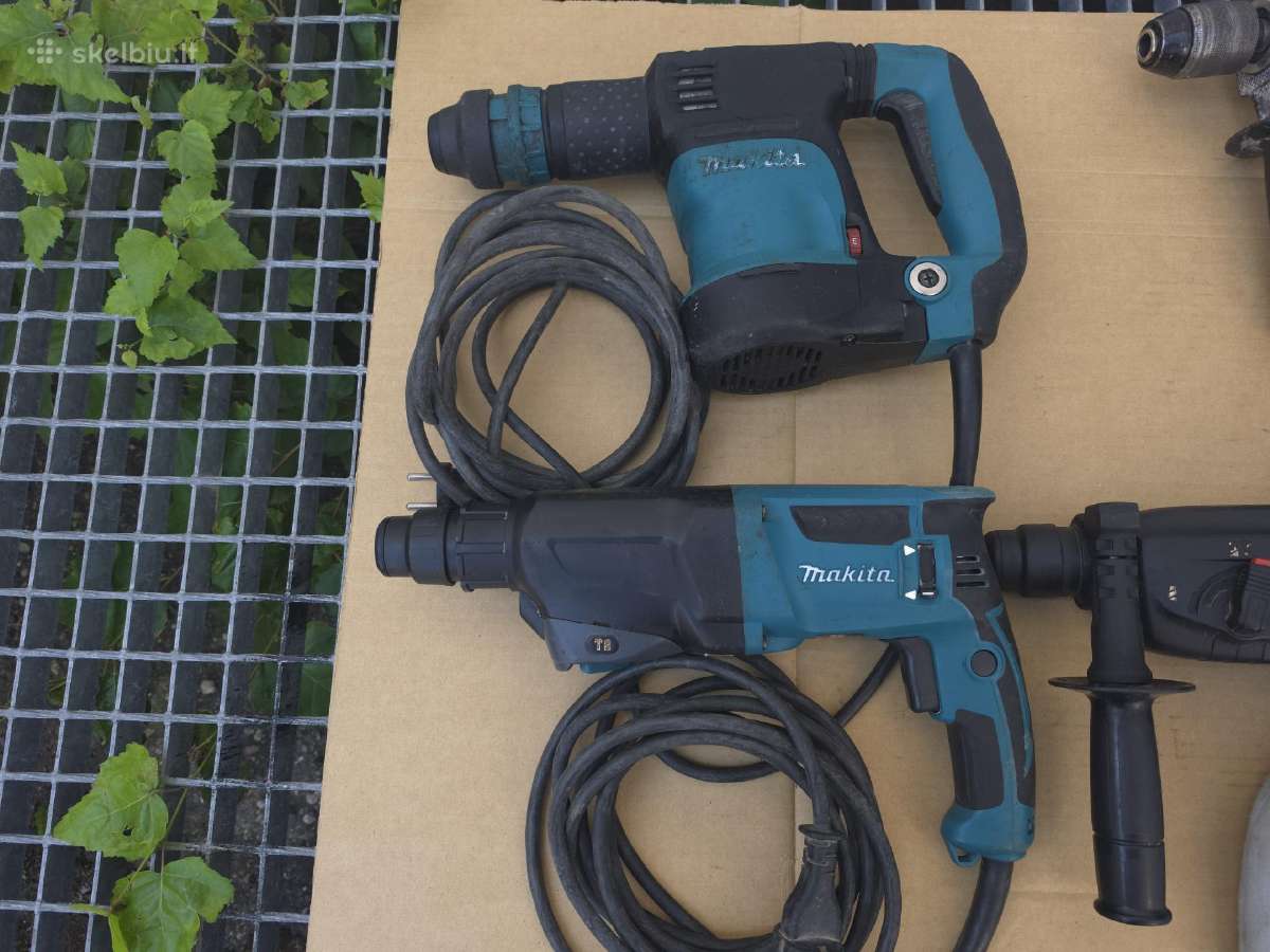 Makita perforatoriai, Metabo grežtuvai - nuotraukos Nr. 3