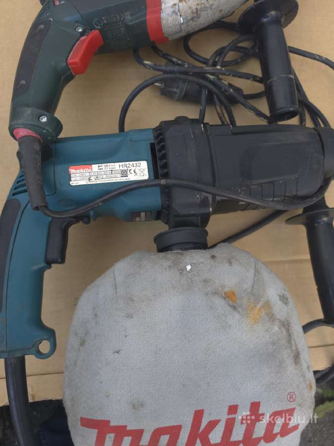 Makita perforatoriai, Metabo grežtuvai - nuotraukos Nr. 9