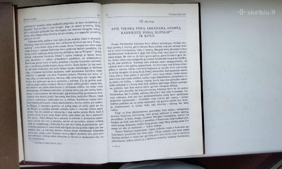 H. Fildingas. Džozefo Endriuso ir jo draugo 1988 m - nuotraukos Nr. 6