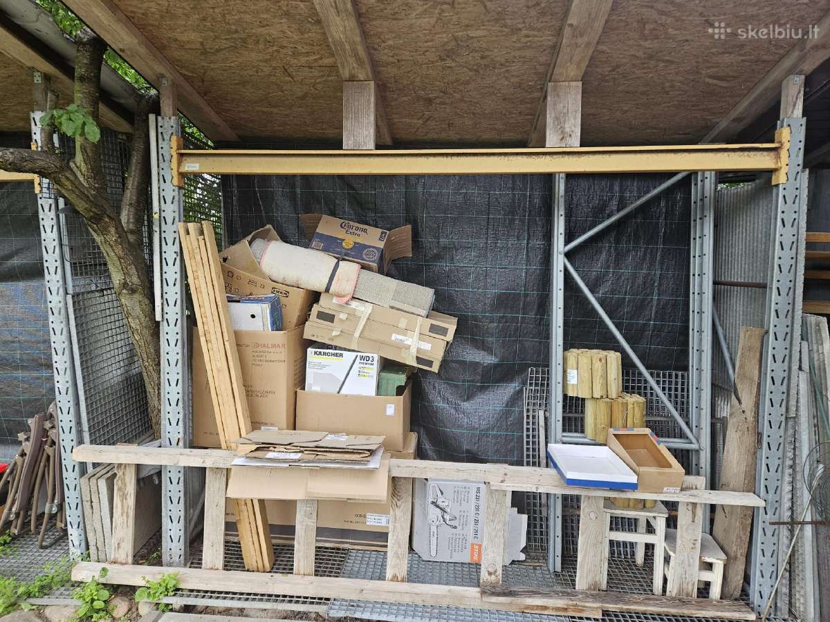 Parduodu pramoninį sandėliavimo stelažą