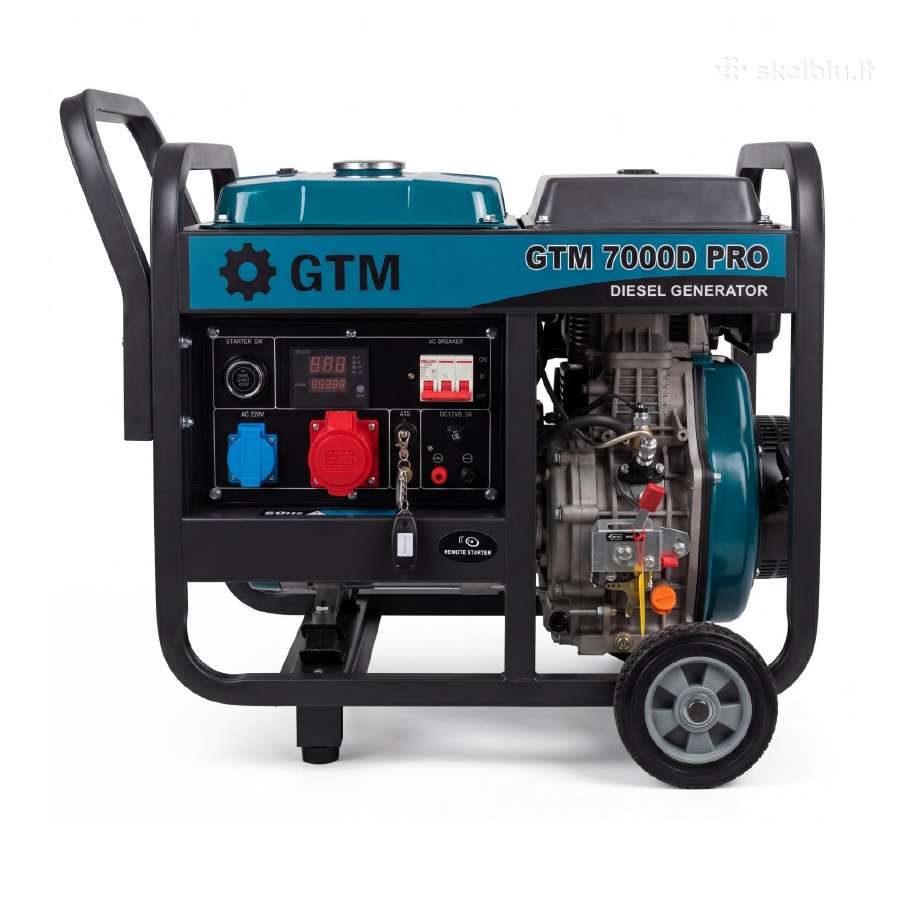 Dyzelinis generatorius Gtm 7000d Pro