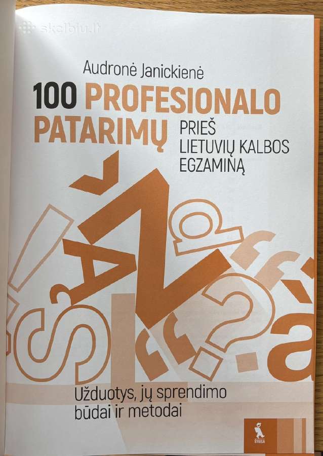 100 patarimų prieš lietuvių kalbos Vbe - nuotraukos Nr. 3