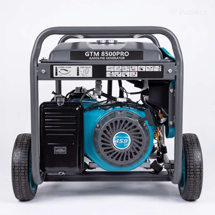 Gtm 8500 Pro Benzininis generatorius 9.0 Kw - nuotraukos Nr. 3