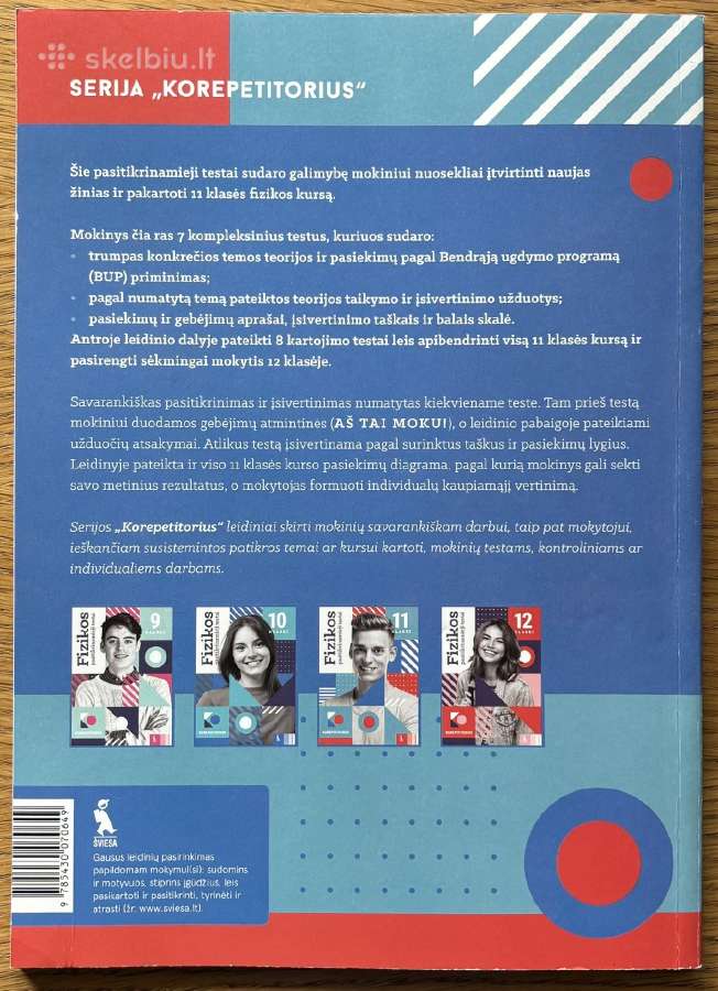 Fizikos pasitikrinamieji testai 11 klasei - nuotraukos Nr. 2