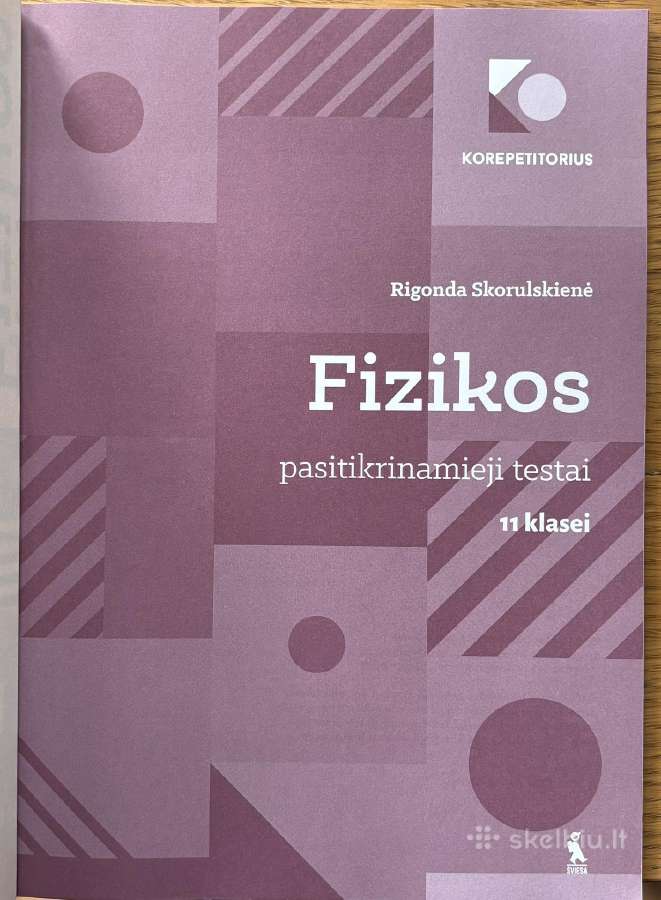 Fizikos pasitikrinamieji testai 11 klasei - nuotraukos Nr. 3