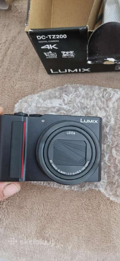 Lumix dc Tz200 naujas nenaudotas kaina 550