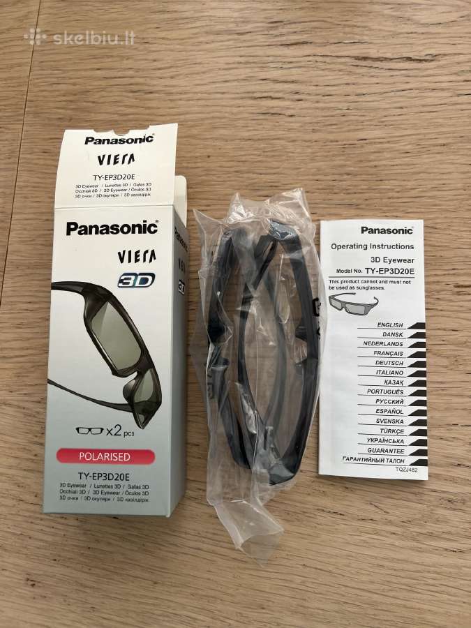 Panasonic Viera 3D akiniai Ty-ep3d20e – nauji - nuotraukos Nr. 2