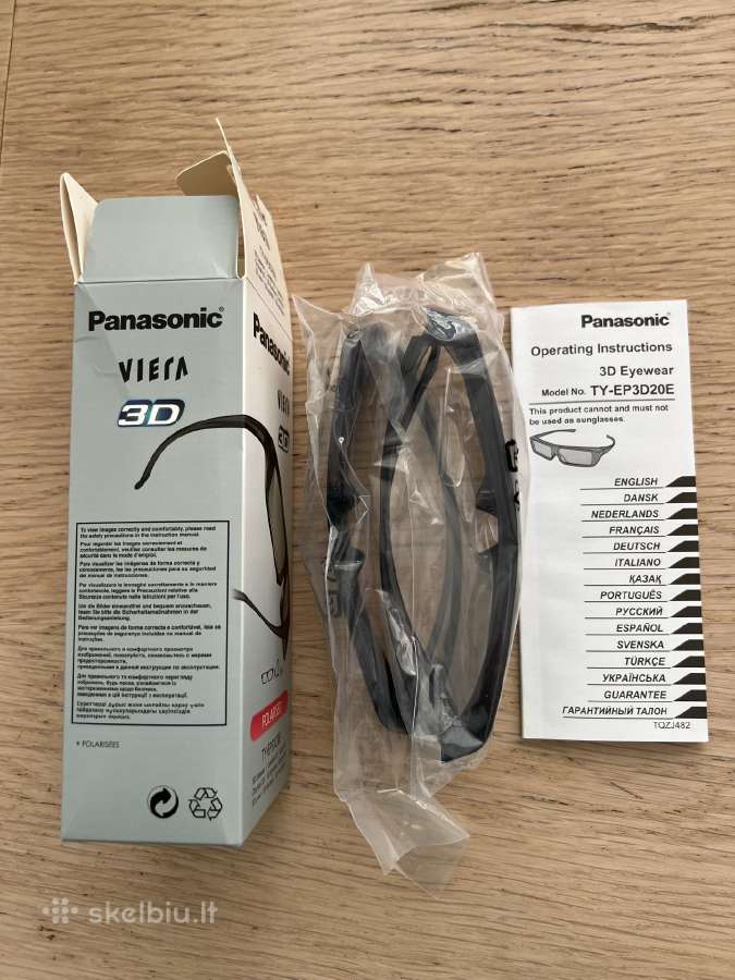 Panasonic Viera 3D akiniai Ty-ep3d20e – nauji - nuotraukos Nr. 3