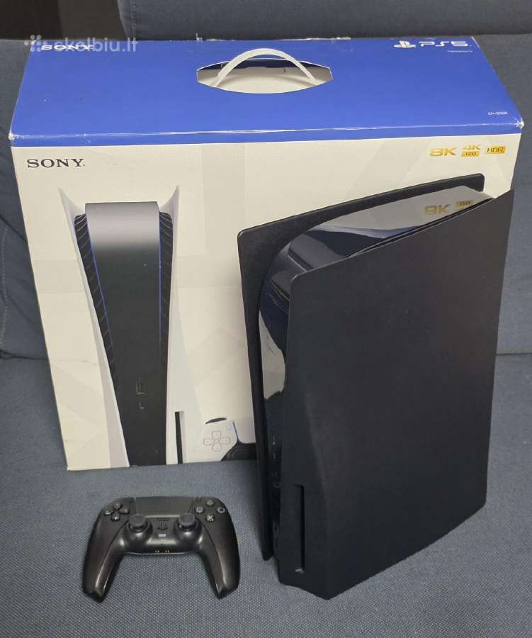 Playstation 5 disc edition juodas
